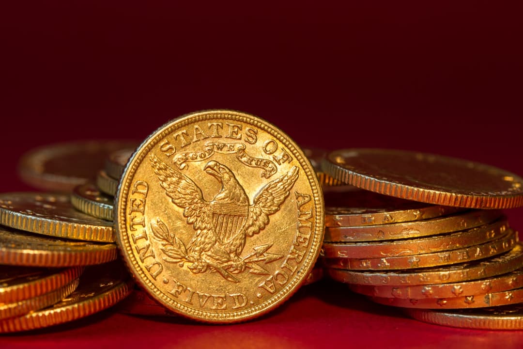 Photo of fractional gold coins
