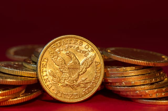 Photo of fractional gold coins