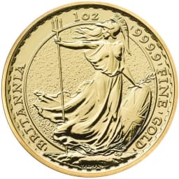 Photo of a Gold Britannia coin