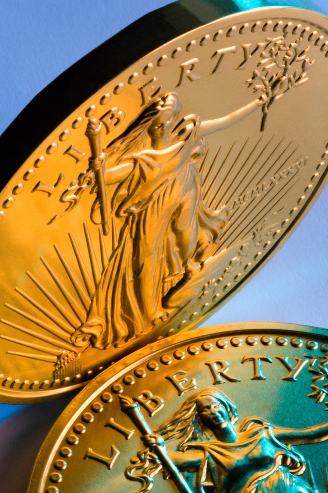 Photo of an American Gold Eagle coin