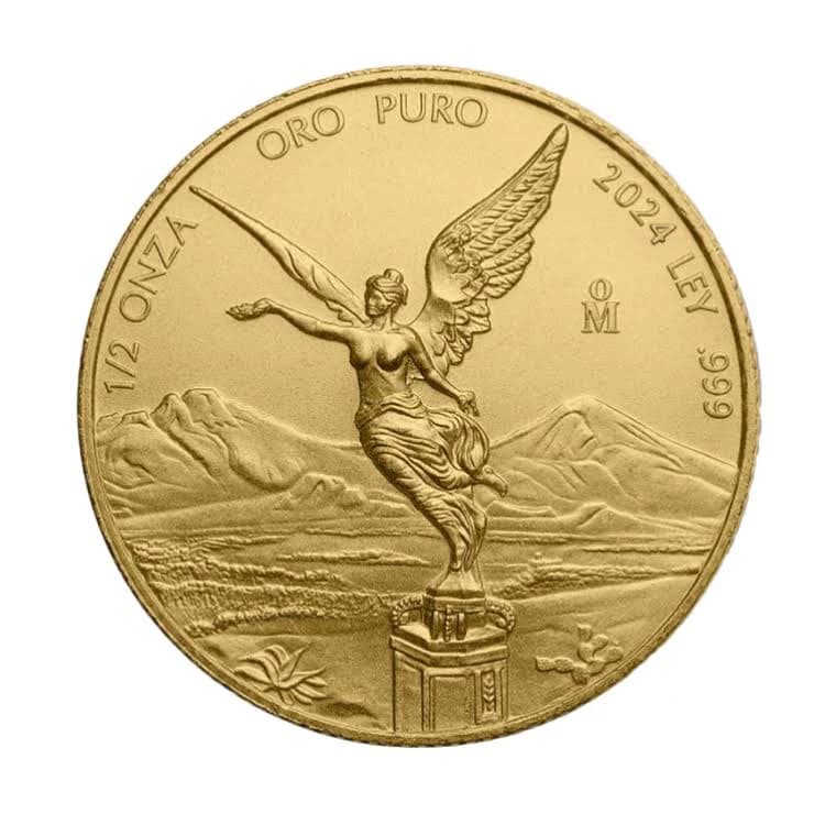 Photo of a Gold Libertad coin